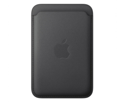 Etui do telefonów Apple Portfel FineWovenMagSafe czarny